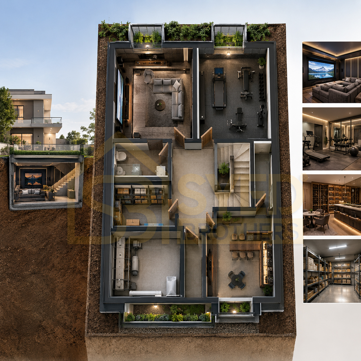 Planning a 1 Kanal Basement Floor Plan in Lahore